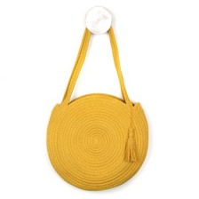 Yellow store round bag